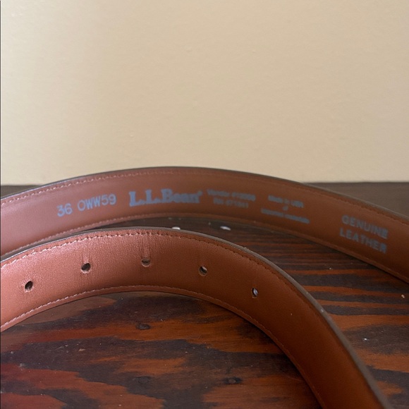 LL Bean Brown Belt - Picture 2 of 2